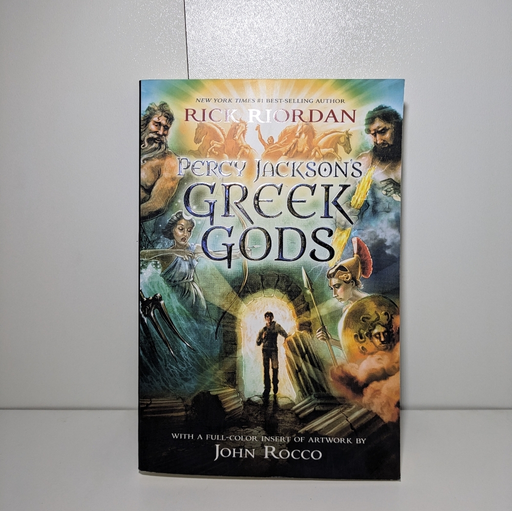 Percy Jackson Greek Gods book with illustrations BRAND NEW